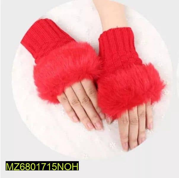 Women's Fur Gloves 0