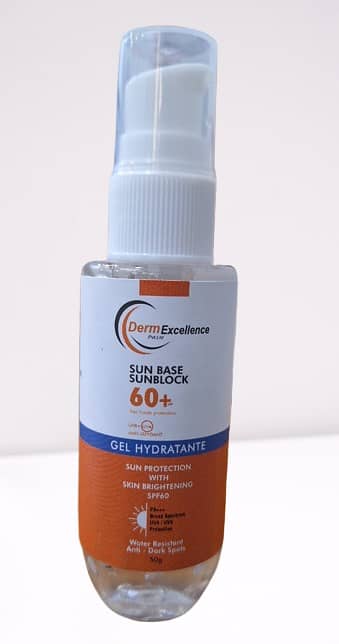 Sunbase Sunblock SPF60 (GEL HYDRATANTE) 2