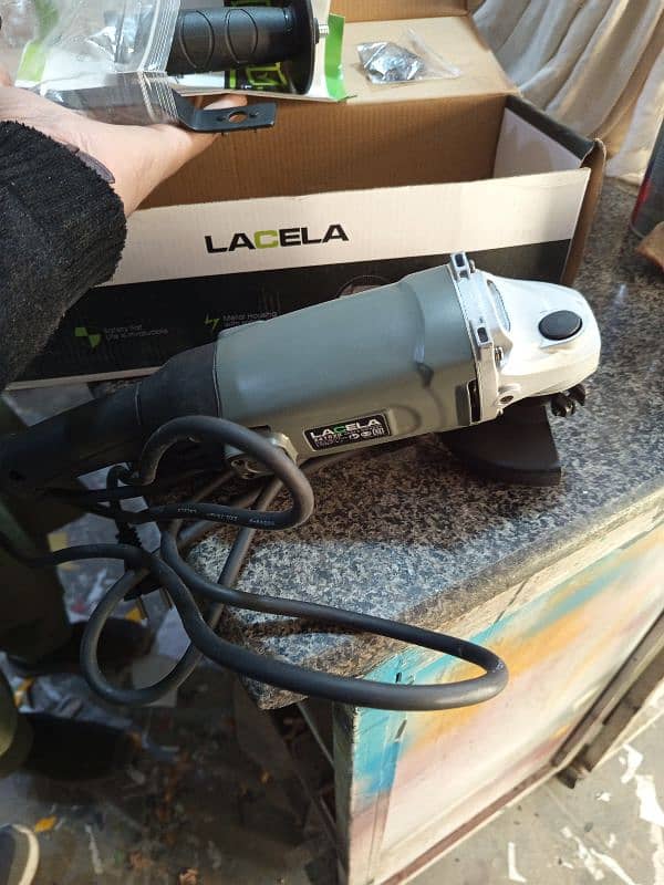 lacela grinder metal body 4" 5