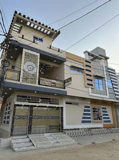 One Of The Top Notch construction & Ultra Modern Architect 120 sq yards corner lease banglow on 40 feet road and 240 sq yd facing house for sale at super hot location in SAADI TOWN