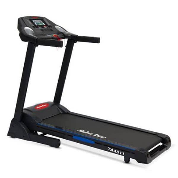 slimline ac motor running jogging treadmill gym and fitness 4