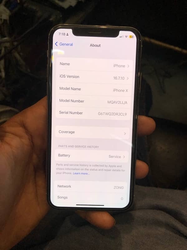 I phone x pta prove 256 gb sealed 6