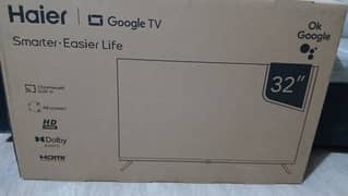 Haier 32" Brand New TV available at discount without warranty card