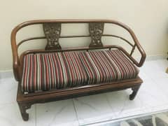 wooden sofa set