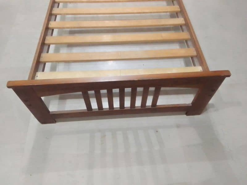 Ikea brand 1 single bed with mattress 4