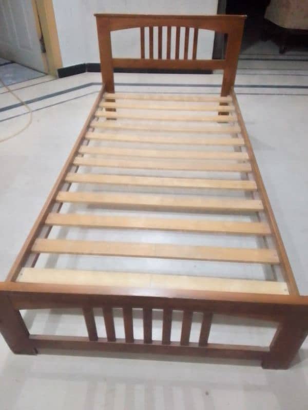 Ikea brand 1 single bed with mattress 5