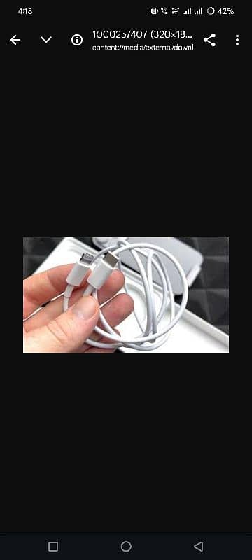 iphone 100% original cable available 0