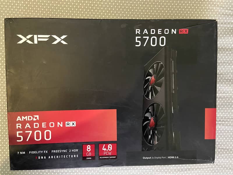 AMD Radeon Rx 5700XT - XFX Edition 0