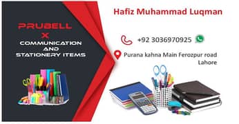 Stationery Items and Communication