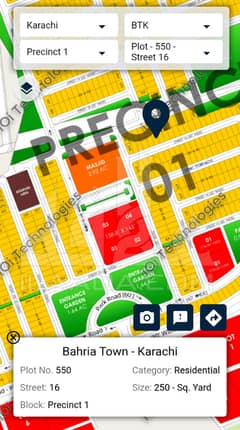 Precinct 1 272gz plot very near Masjid available for sale