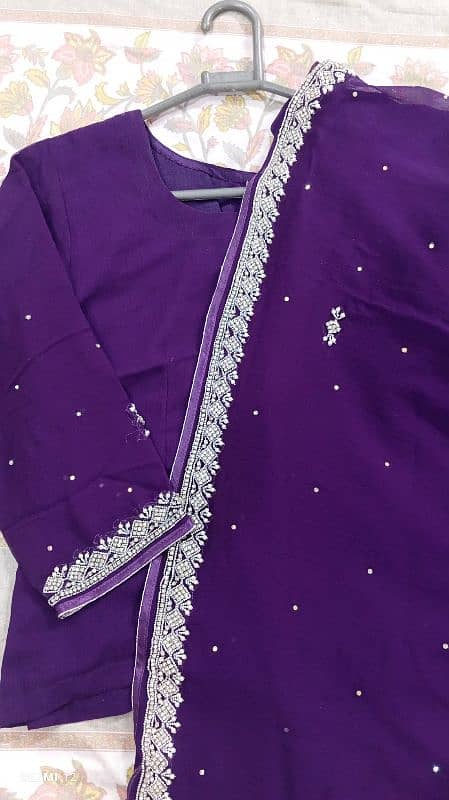 purple sari 2