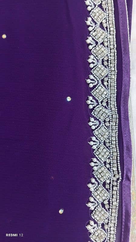 purple sari 6