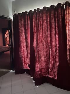 Maroon Curtains