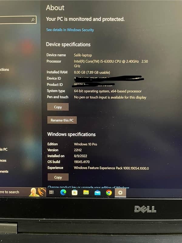 Dell latitude E5570 laptop 4