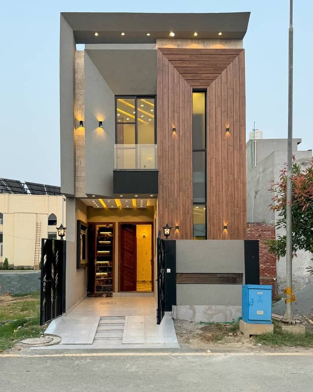 3 Years Installments Plan Modern Brand New House For Sale In Park View City 0