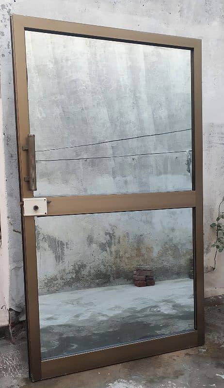 Aluminium Double Glass Door 0