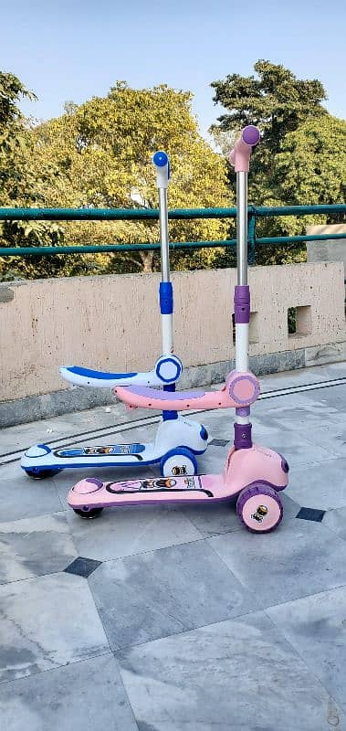 scooty for kids with LED lights and music 4