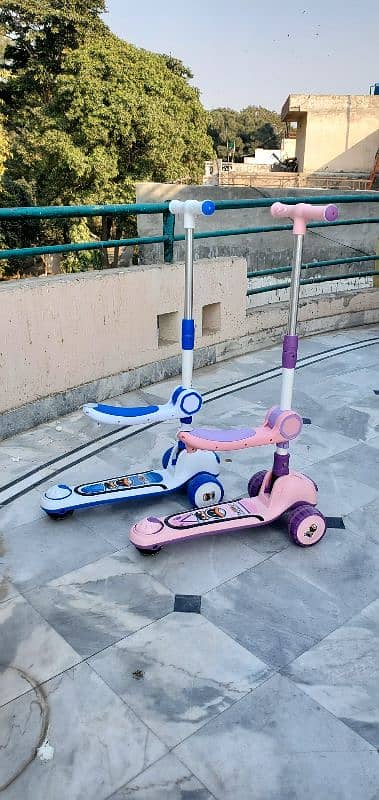 scooty for kids with LED lights and music 5