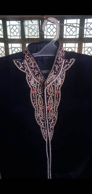 Velvet Sherwani 1