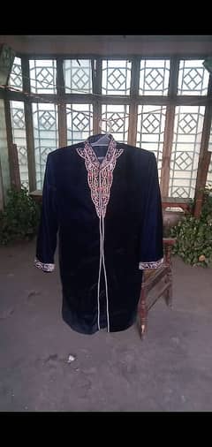 Velvet Sherwani