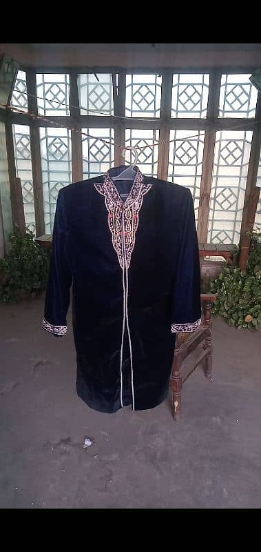 Velvet Sherwani 0