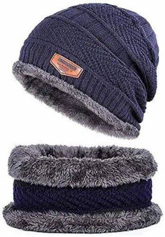 Winter Cap With Neck Warmer For Men & Women 3