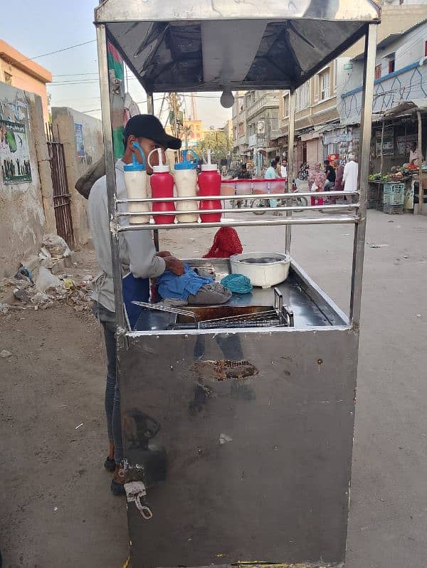 Complete fries and zinger setup stall/counter 6