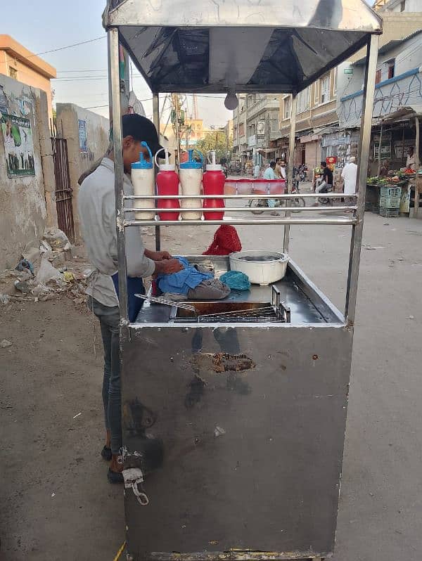 Complete fries and zinger setup stall/counter 8