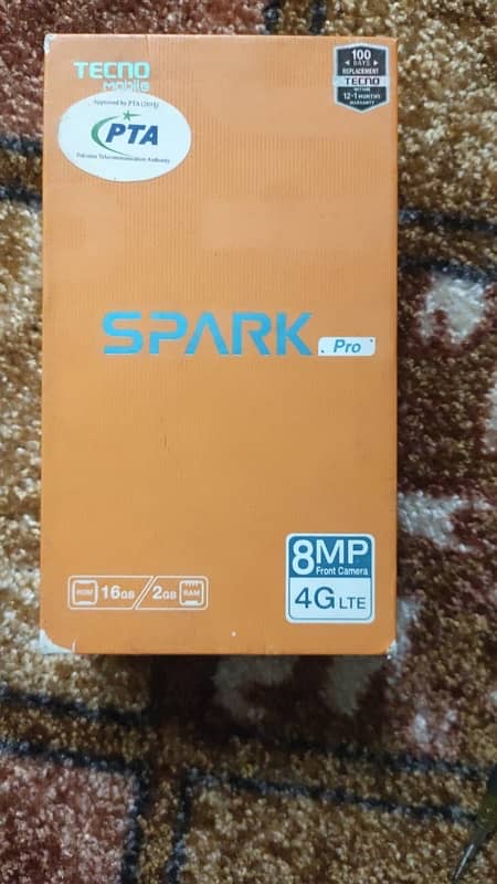 tecno sperk pro 2/16 4G+ 4