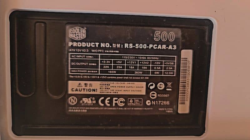 Cooler Master 500W Power Supply – Reliable & Efficient! 1