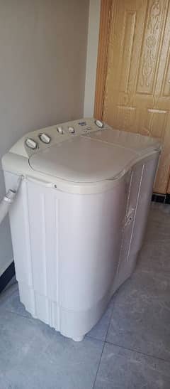 Haier washing machine with dryer