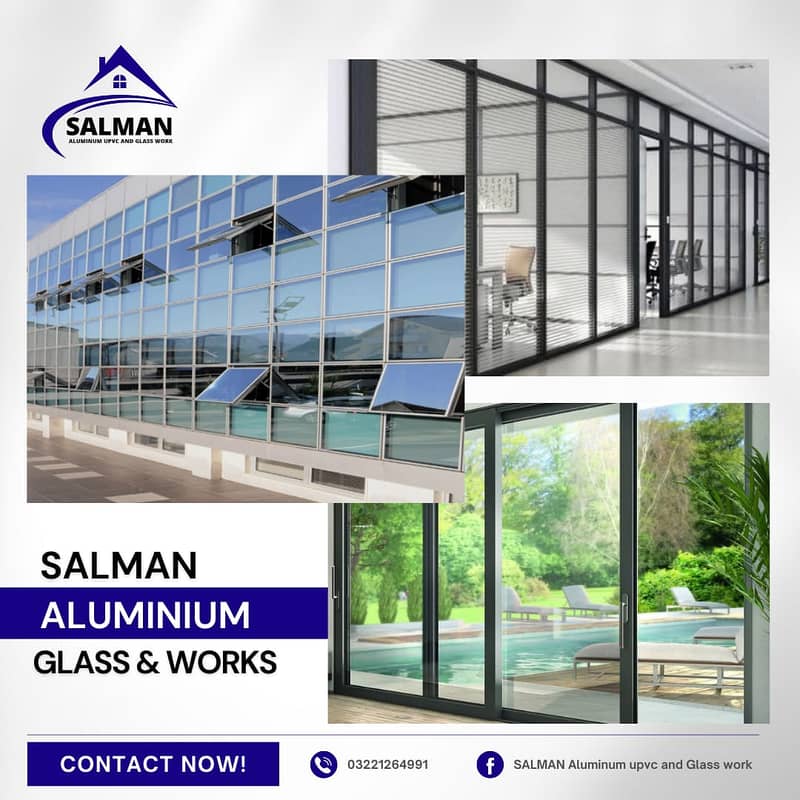 Office glass partition/GlassAluminium/partition work/glass cabine 0