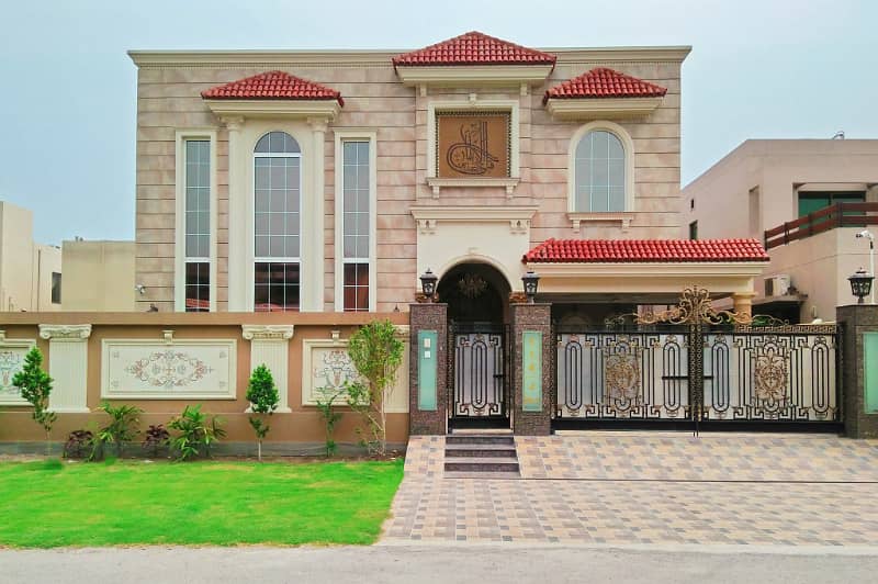 27 Marla 3 Years Slightly Used Owner Build Spanish Design House For Sale, Facing Park At Prime Location of DHA Phase 5 Lahore (Solar Installed) 0