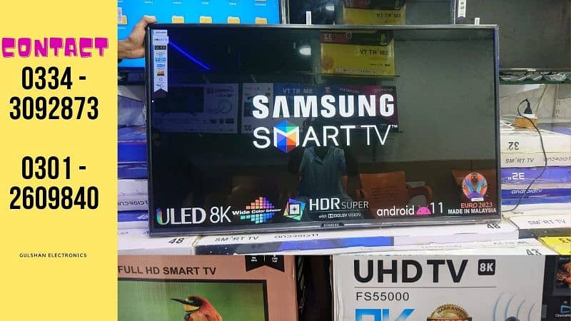 DHAMAKA SALE LED TV 32 INCH SAMSUNG ANDROID ULTRA SLIM 4K UHD BOX PACK 2