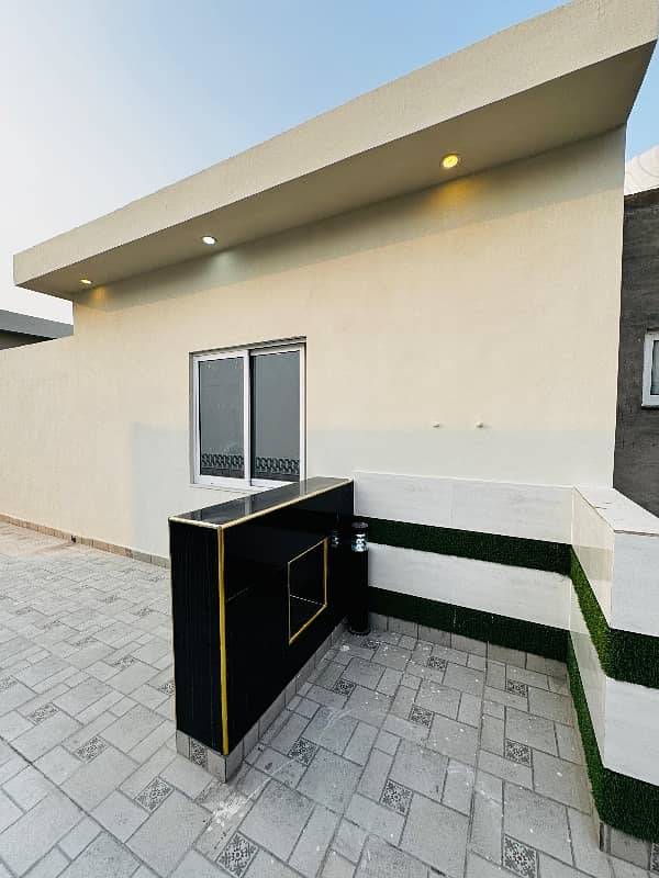 Brand New House For Sale In Very Low Budget 5 Bed Room With Atach Bathroom Draining Tv loan And Barbey Qu Area Also Available In This House Solid AA Cansatrion Owner Built House On The 60 Fit Rood Very Hot Location 37