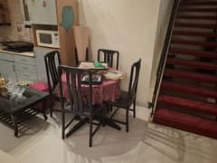 4 chair dining table