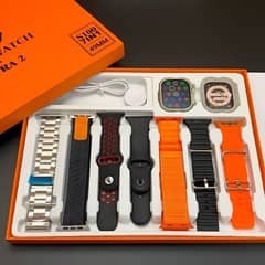 Y80 Ultra smart watch with 8straps