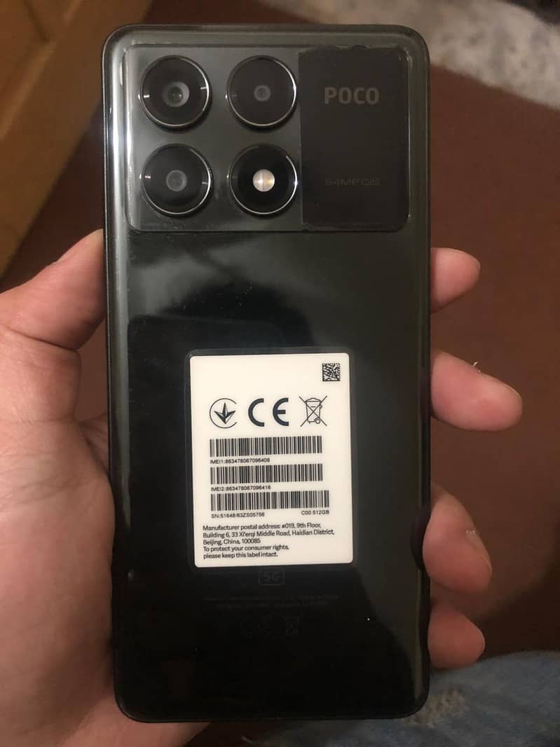 Poco x6 pro 5g 12/512 4