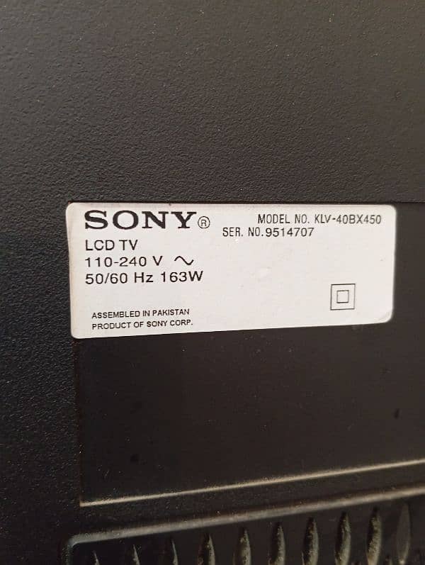 Sony Bravia LCD total original 1