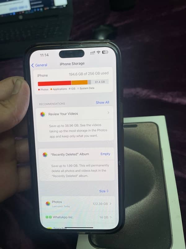 Iphone 15 Pro Max 256 GB PTA Approved 1