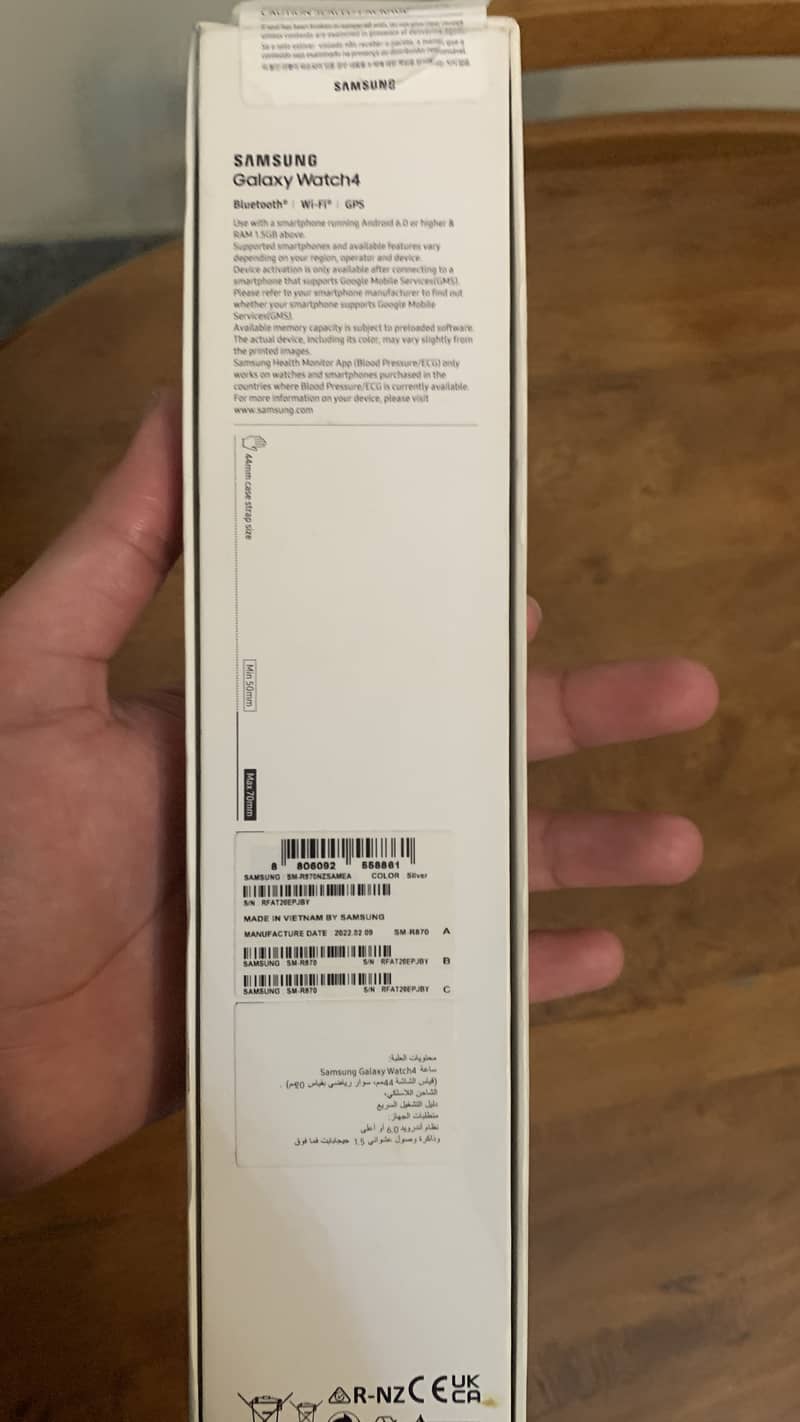 Samsung Galaxy Watch4, 44mm, Silver color 4