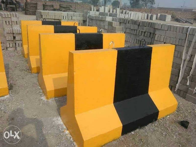 security Barrier, Jersey Barrier, Road Blocker, Concrete Block 2