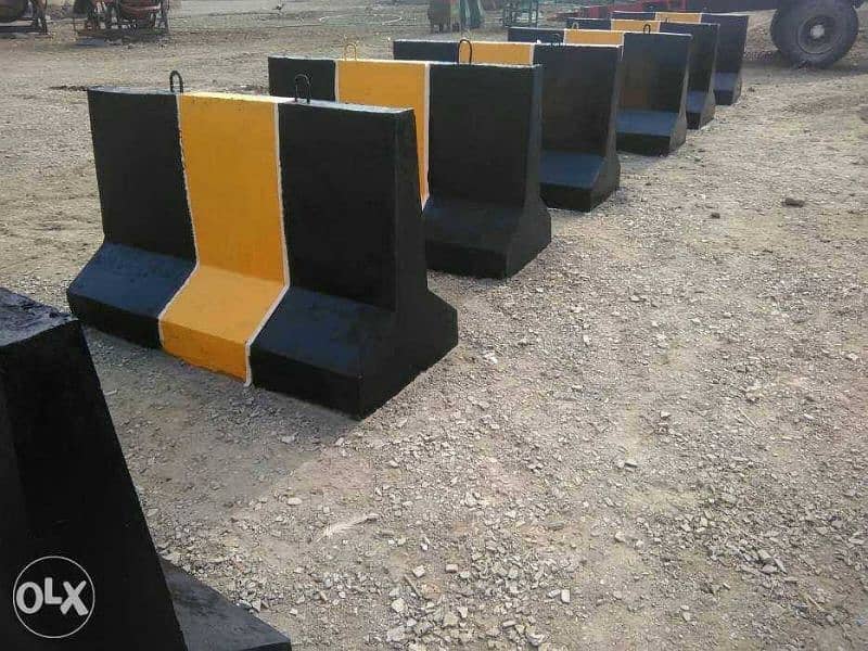 security Barrier, Jersey Barrier, Road Blocker, Concrete Block 3