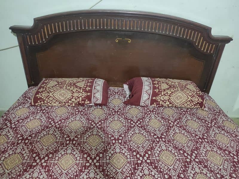 wood shesham bed king size 6. by6.5 2