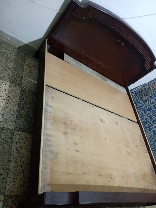 wood shesham bed king size 6. by6.5 8