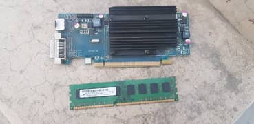 512MB Graphics card + 4GB RAM for sale. . .