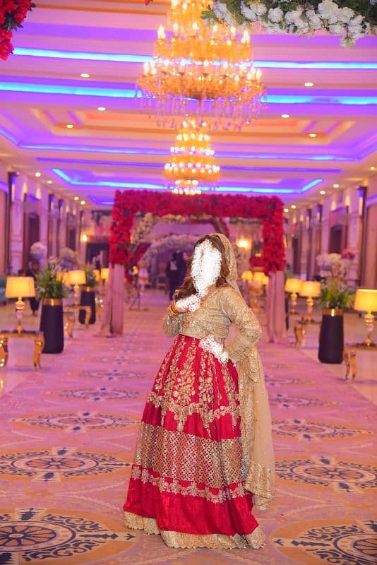 Branded bridal lehnga condition 10/10 1