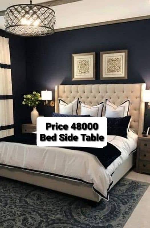 Double bed\wooden bed\king size bed\bed sets\velvet bed set\single bed 8