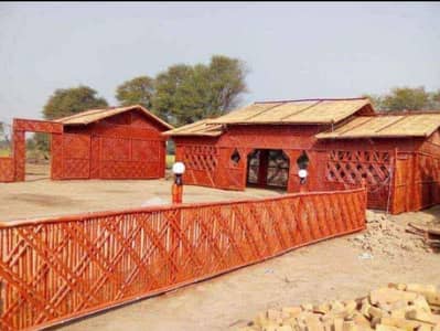 Bamboo Partitions/Bamboo shades/Jafri Shade Wood Works/Tents/Shade