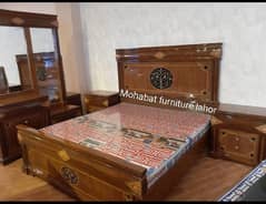 bed set / king size bed / double bed / wooden bed / polish bed / bed